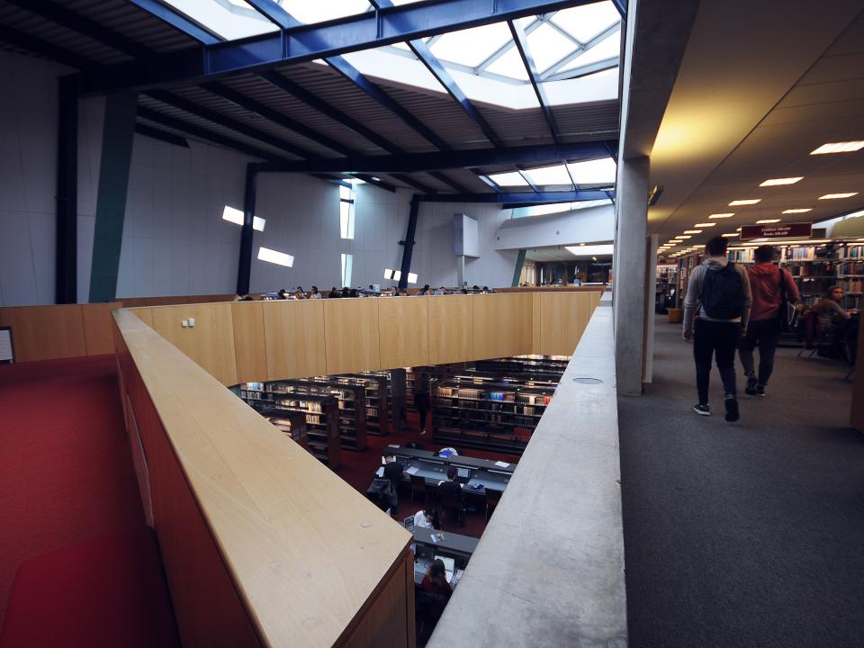 Library upper floor at GMIT Galway campus