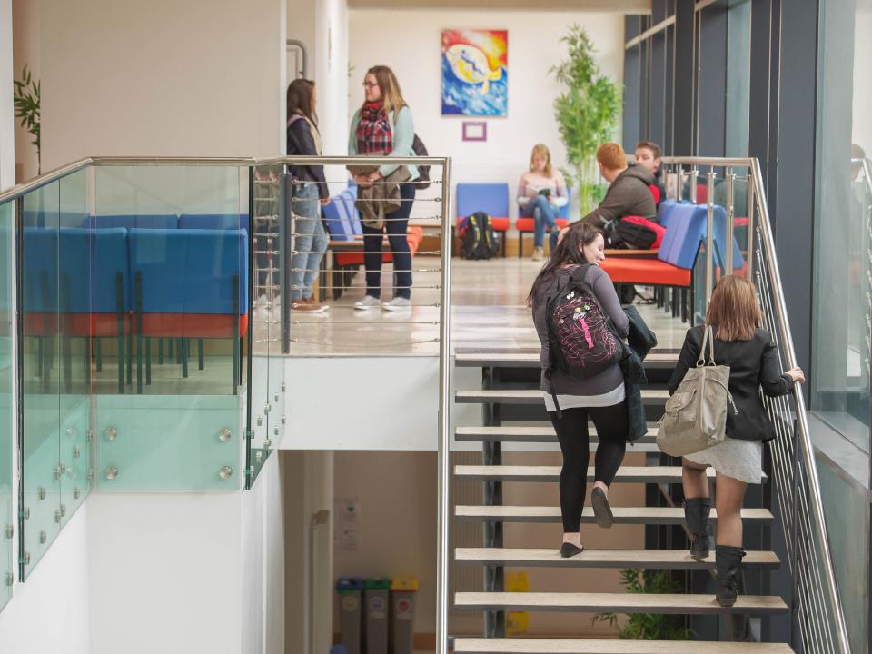 Common area at GMIT Mayo campus