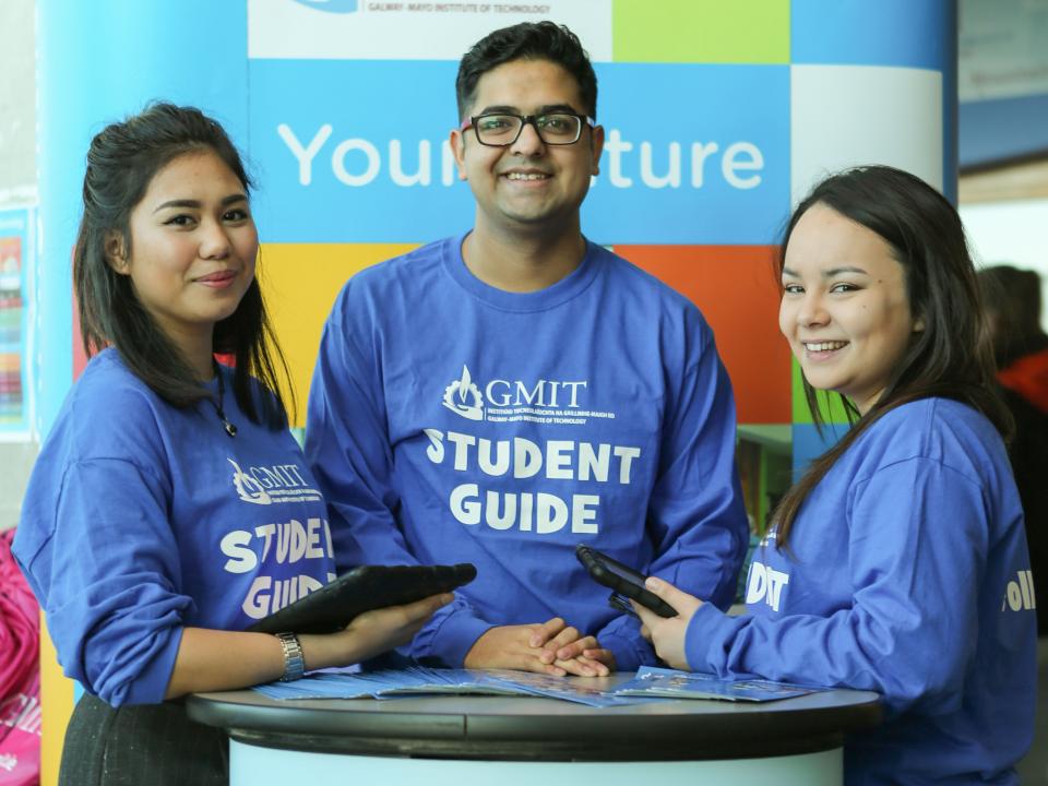 Student Ambassadors at GMIT Galway campus