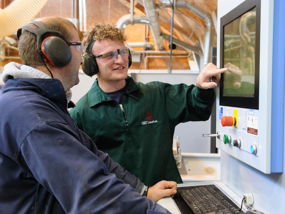 GMIT Letterfrack students at work