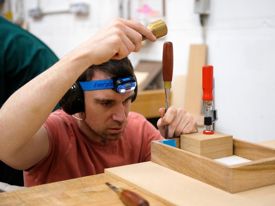 GMIT Letterfrack student at work