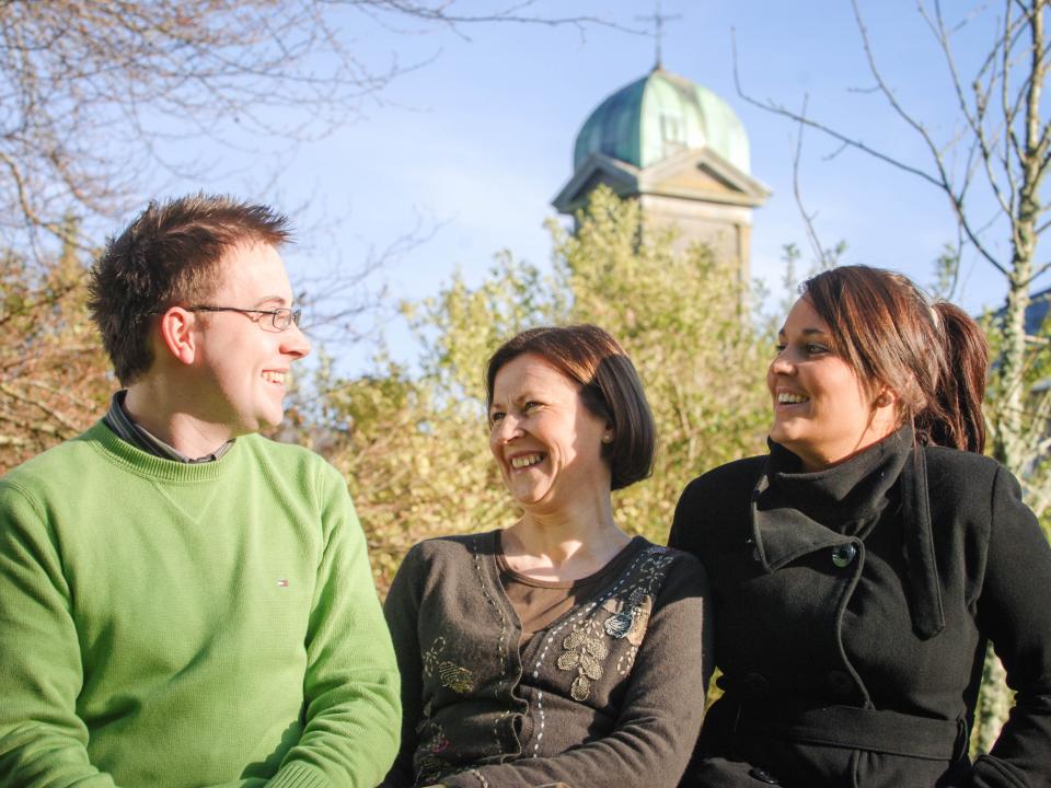 Student outside GMIT Mayo campus