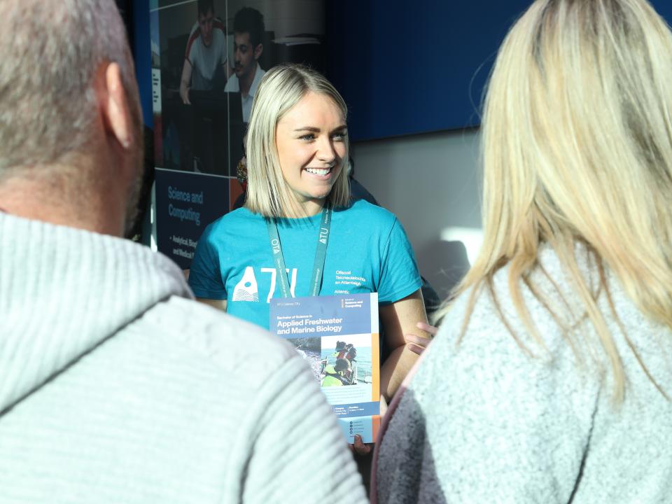 ATU Lecturer at Open Day