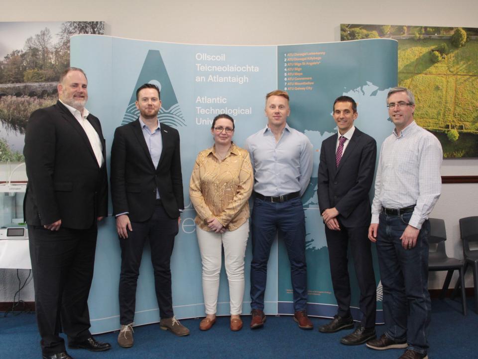 <p>[Photos by David Walsh, Mountbellew. No repro fee.]</p>

<p>Pictured at ATU Mountbellew, L to R: Professor Graham Heaslip, Head of ATU School of Business, Derek O'Brien,  Executive Director BiOrbic, Dr Edna Curley, Head of Centre, ATU Mountbellew, Dr Trevor Clohessy, ATU School of Business, Professor Kevin O'Connor, Director of BiOrbic, and Dr James Moran, ATU Galway-Mayo.</p>
